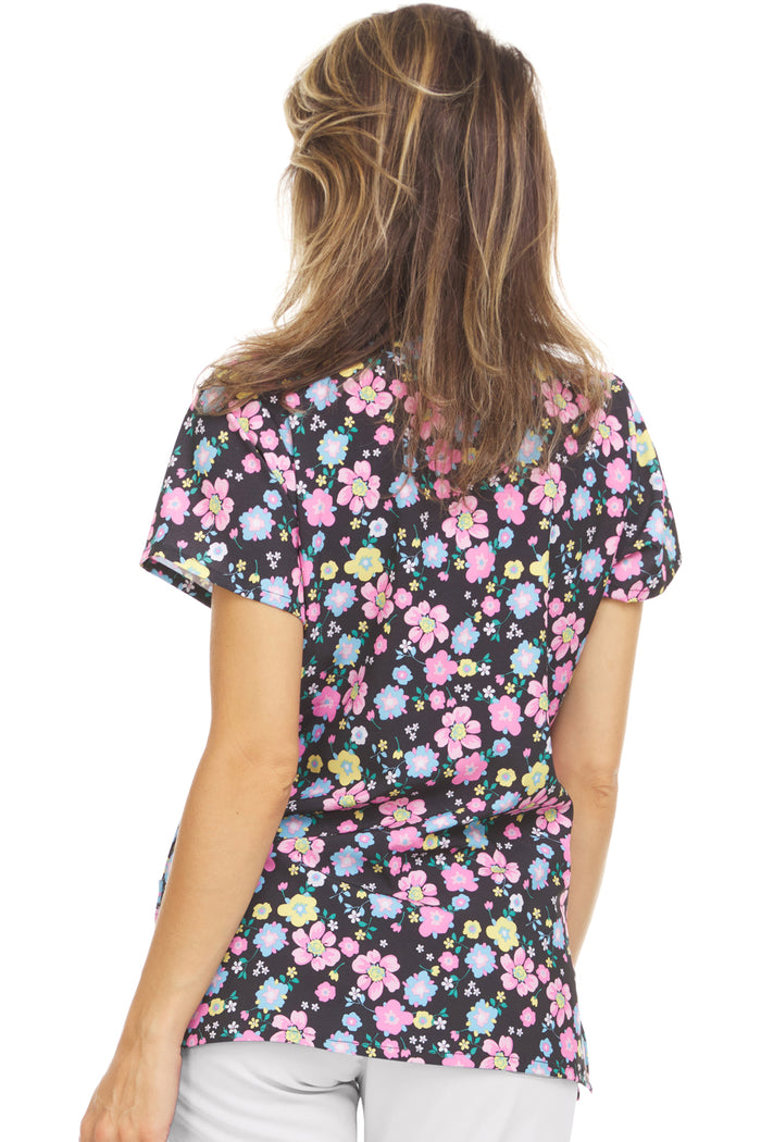 Medichic Print Scrub Top | MC4512-40