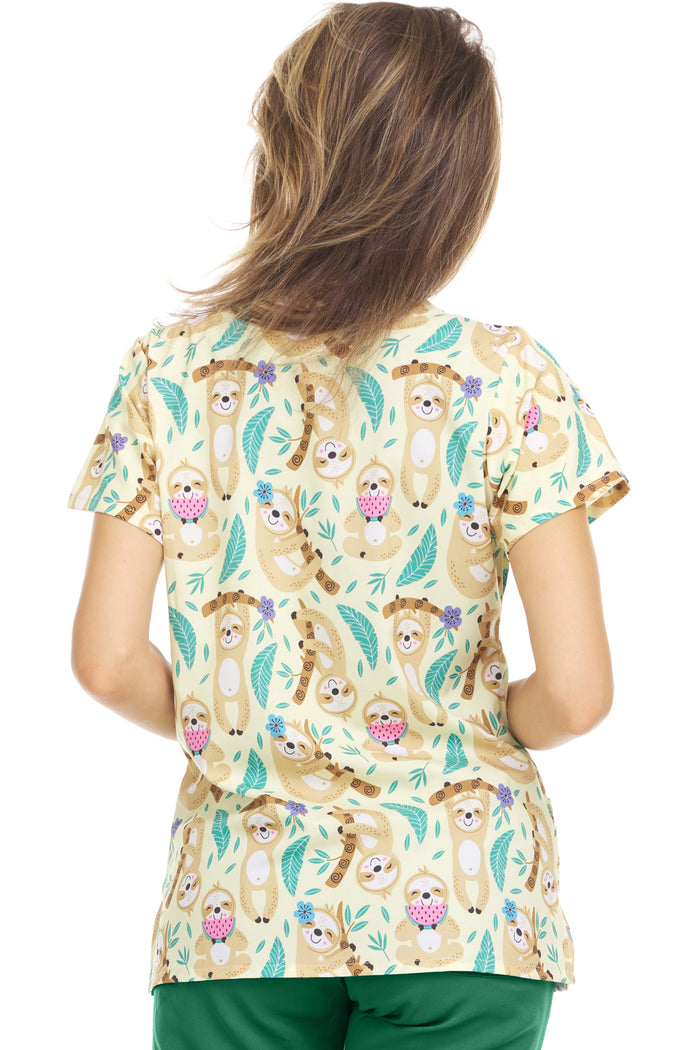 Medichic Print Scrub Top | MC4512-47