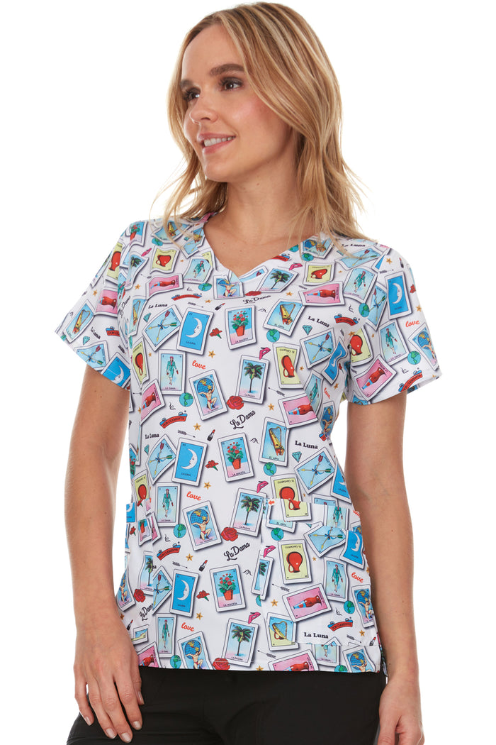 Loteria® Don Clemente Print Top | L4511-56