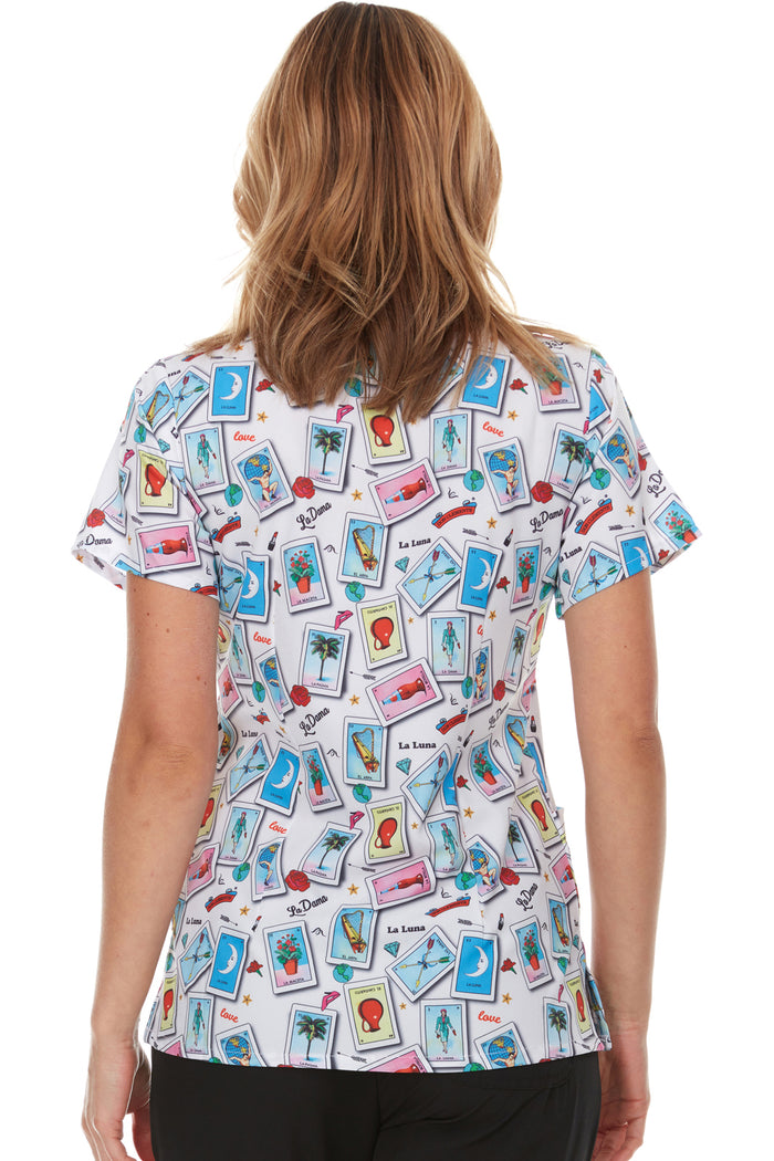 Loteria® Don Clemente Print Top | L4511-56