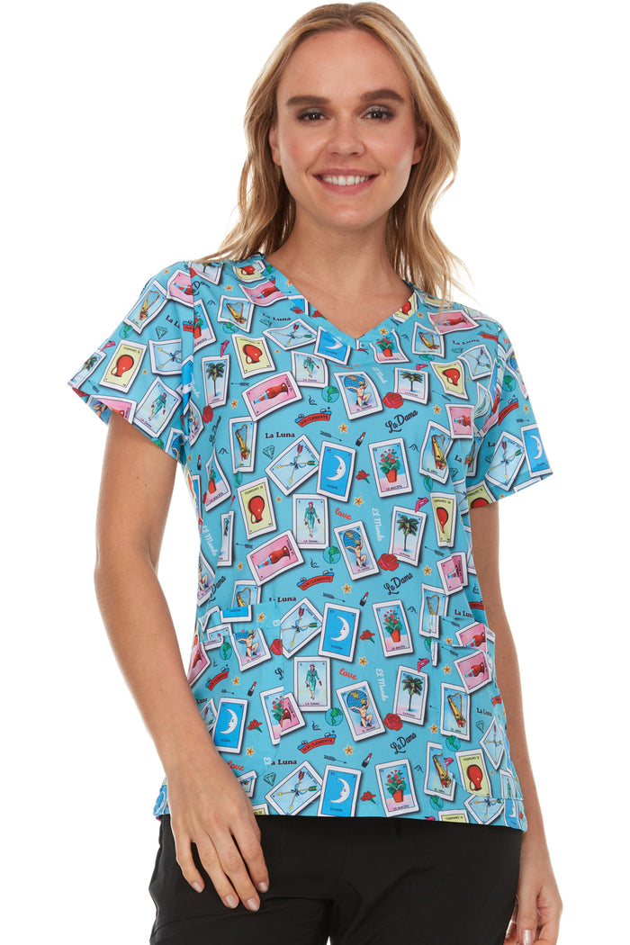 Loteria® Don Clemente Print Top | L4511-57