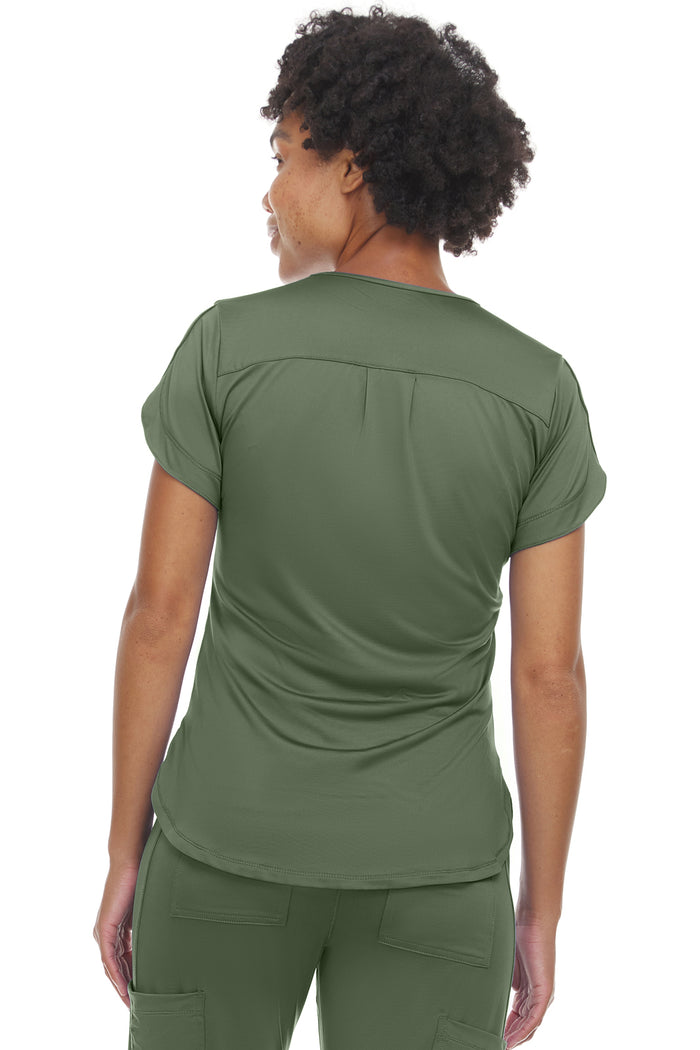 Ella V-Neck Zipper Pocket | MC4134