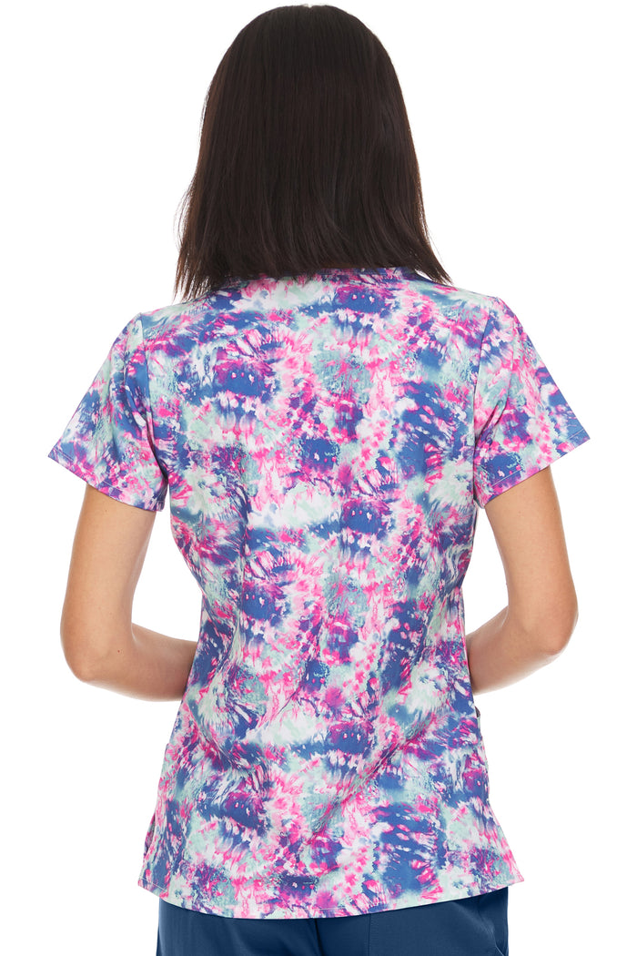 Medichic Print Scrub Top | MC4512-31