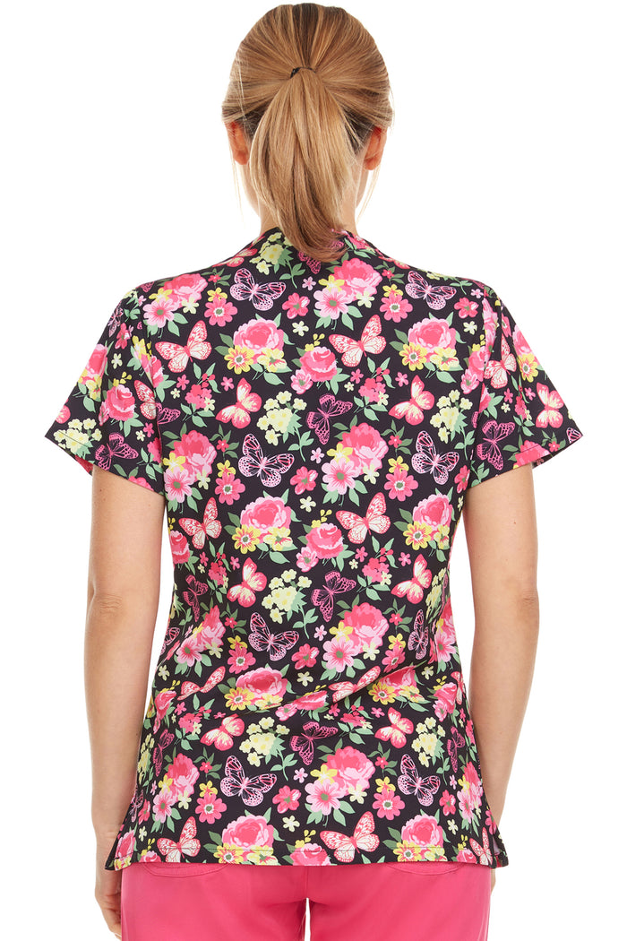 Medichic Print Scrub Top | MC4512-61