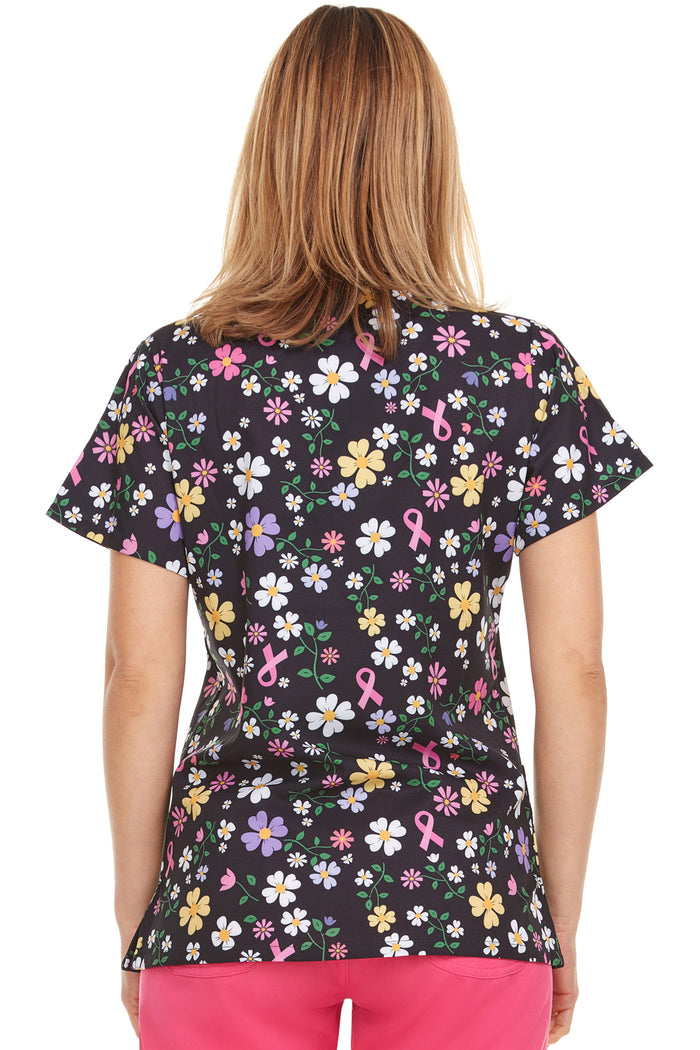 Medichic Print Scrub Top | MC4512-62