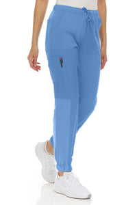 MediChic Scrubs Mesh Joggers Pants with Six Pockets