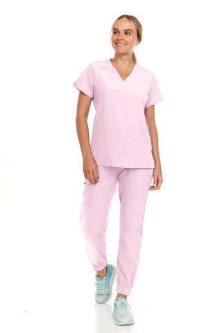 Jane - Hey Medical V-Neck Jogger Set