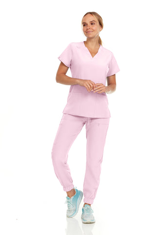 Jane - Hey Medical V-Neck Jogger Set