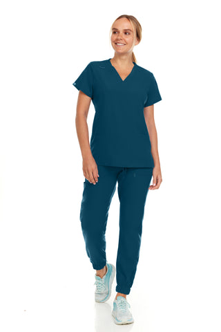 Jane - Hey Medical V-Neck Jogger Set