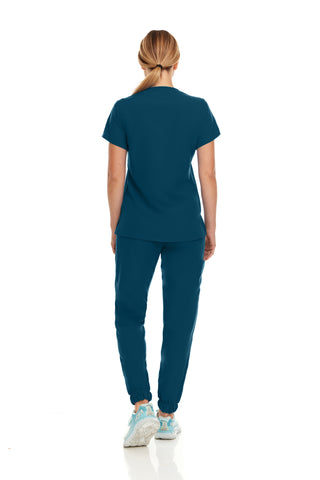 Jane - Hey Medical V-Neck Jogger Set