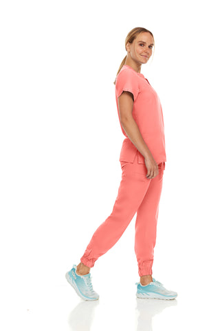 Jane - Hey Medical V-Neck Jogger Set