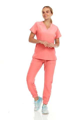 Jane - Hey Medical V-Neck Jogger Set