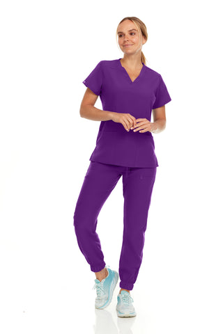 Jane - Hey Medical V-Neck Jogger Set