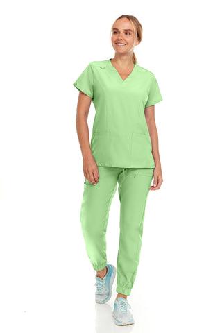 Jane - Hey Medical V-Neck Jogger Set