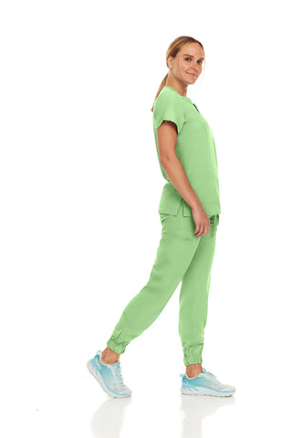 Jane - Hey Medical V-Neck Jogger Set