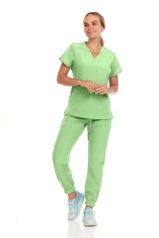 Jane - Hey Medical V-Neck Jogger Set