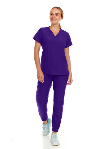 Jane - Hey Medical V-Neck Jogger Set