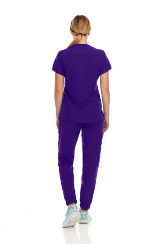 Jane - Hey Medical V-Neck Jogger Set