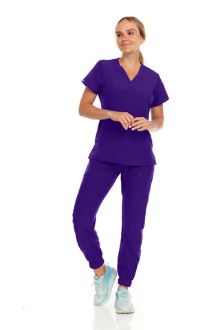 Jane - Hey Medical V-Neck Jogger Set