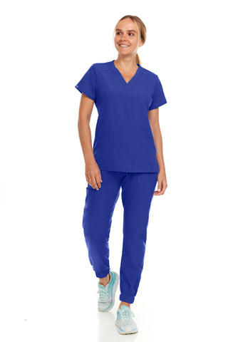 Jane - Hey Medical V-Neck Jogger Set