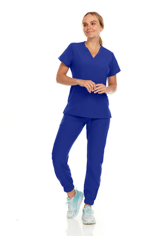 Jane - Hey Medical V-Neck Jogger Set
