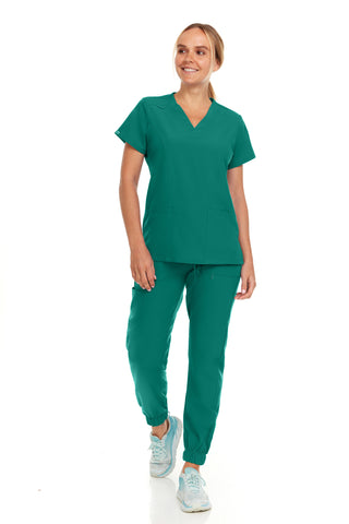Jane - Hey Medical V-Neck Jogger Set