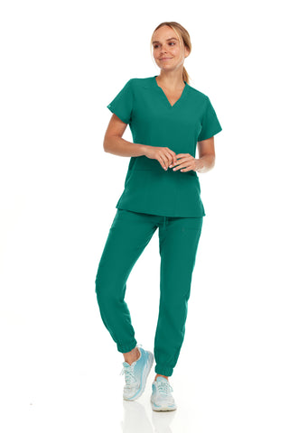 Jane - Hey Medical V-Neck Jogger Set