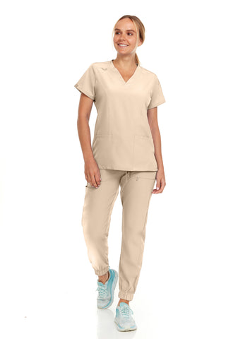 Jane - Hey Medical V-Neck Jogger Set