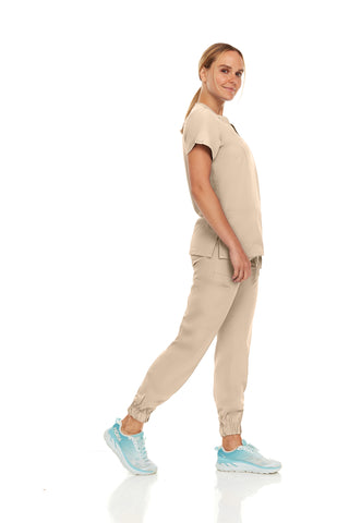 Jane - Hey Medical V-Neck Jogger Set