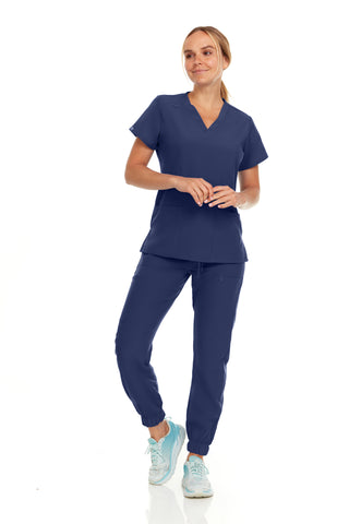 Jane - Hey Medical V-Neck Jogger Set