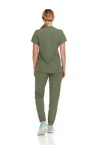 Jane - Hey Medical V-Neck Jogger Set