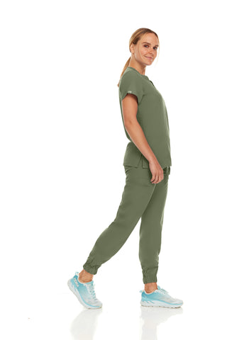 Jane - Hey Medical V-Neck Jogger Set