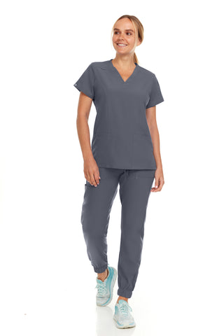 Jane - Hey Medical V-Neck Jogger Set