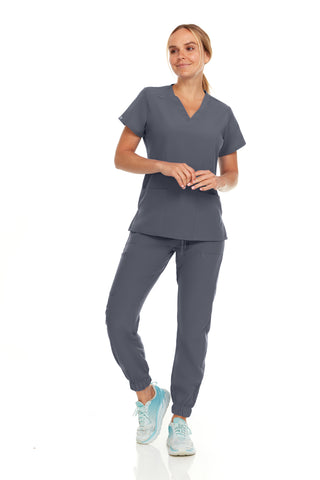 Jane - Hey Medical V-Neck Jogger Set