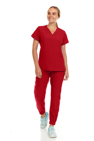 Jane - Hey Medical V-Neck Jogger Set