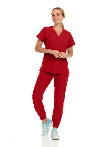 Jane - Hey Medical V-Neck Jogger Set