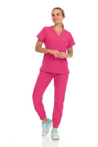 Jane - Hey Medical V-Neck Jogger Set
