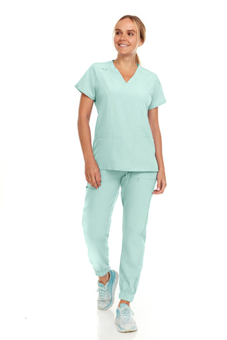 Jane - Hey Medical V-Neck Jogger Set