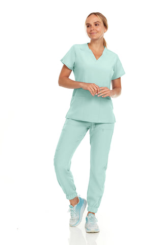 Jane - Hey Medical V-Neck Jogger Set