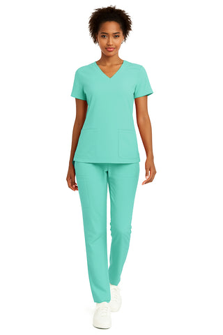 Lily - Hey Medical V-Neck Opened Leg Set