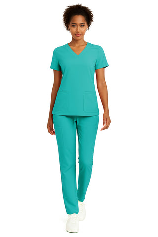 Lily - Hey Medical V-Neck Opened Leg Set