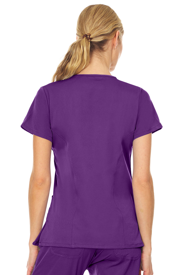 Violet Mock Wrap | MI4123