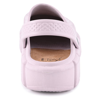Hey Collection Women’s Platform Clogs - Lightweight Comfort Breathable Clog with Thick Lug Sole