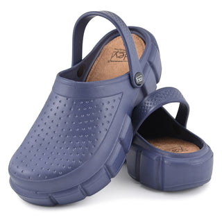 Hey Collection Women’s Platform Clogs - Lightweight Comfort Breathable Clog with Thick Lug Sole