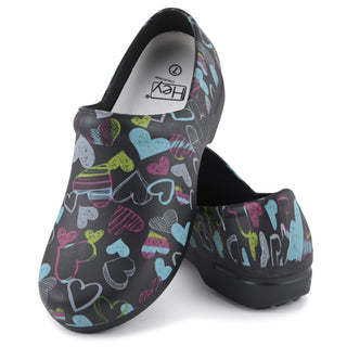Hey Collection Women's Slip-Resistant Professional Work Clogs