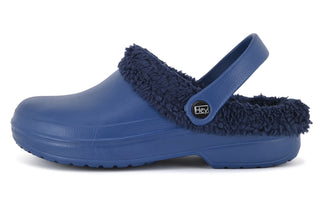 Hey Collection Clogs Women's Faux-Fur Lined Lightweight EVA Clogs