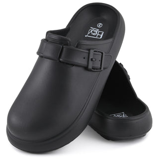 Hey Collection Women’s EVA Platform Slip-On Clogs – Lightweight Comfort Mules with Adjustable Buckle Strap