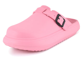 Hey Collection Women’s EVA Platform Slip-On Clogs – Lightweight Comfort Mules with Adjustable Buckle Strap