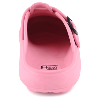 Hey Collection Women’s EVA Platform Slip-On Clogs – Lightweight Comfort Mules with Adjustable Buckle Strap