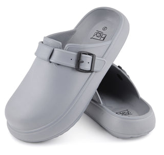 Hey Collection Women’s EVA Platform Slip-On Clogs – Lightweight Comfort Mules with Adjustable Buckle Strap